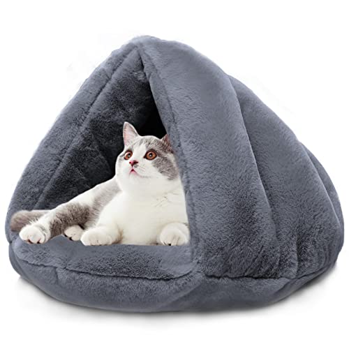 SISROL Self-Warming Plush Cat Tent