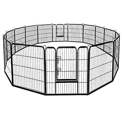 Giantex 48-inch Dog Fence with Door