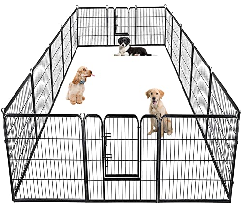 BestPet Extra Large Indoor Outdoor Dog Fence Playpen