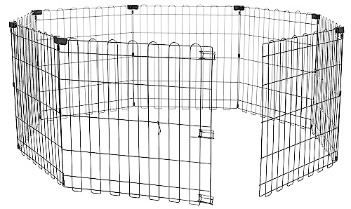 Amazon Basics Foldable Metal Dog Fence
